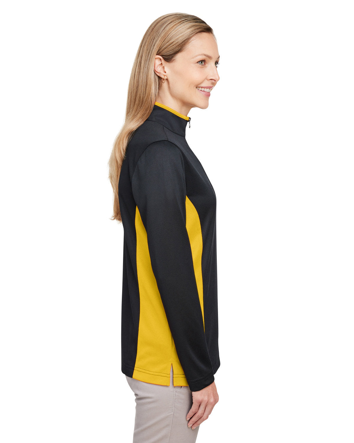 Ladies' Flash Snag Protection Plus IL Colorblock Quarter-Zip