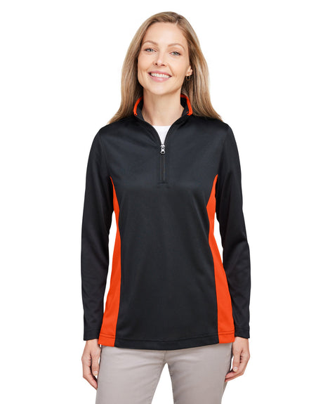 Ladies' Flash Snag Protection Plus IL Colorblock Quarter-Zip