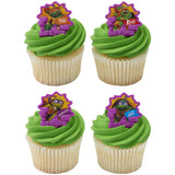 Teenage Mutant Ninja Turtles Turtle Power Rings for Cupcakes and Cakes, 72 Pack