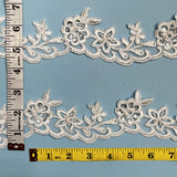 Beaded Corded Lace Trim