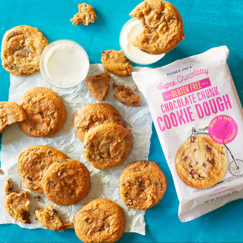 Traders Joe's Super Chocolatey Gluten Free Chocolate Chunk Cookie Dough