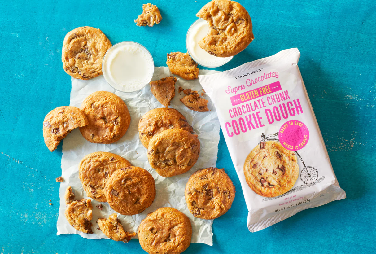 Traders Joe's Super Chocolatey Gluten Free Chocolate Chunk Cookie Dough