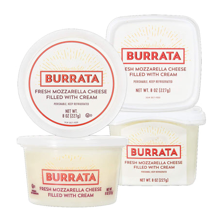 Burrata Cheese Creamy Italian Soft Cheese Fresh Milk Cheese