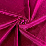 Stretch Velvet Polyester Spandex Velvet Fabric - 58/60" Width,
