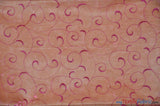 Swirl Organza Polyester Fabric - Embroidered Swirl Sheer, 52/54" Width, Multiple Colors (1 Yard)