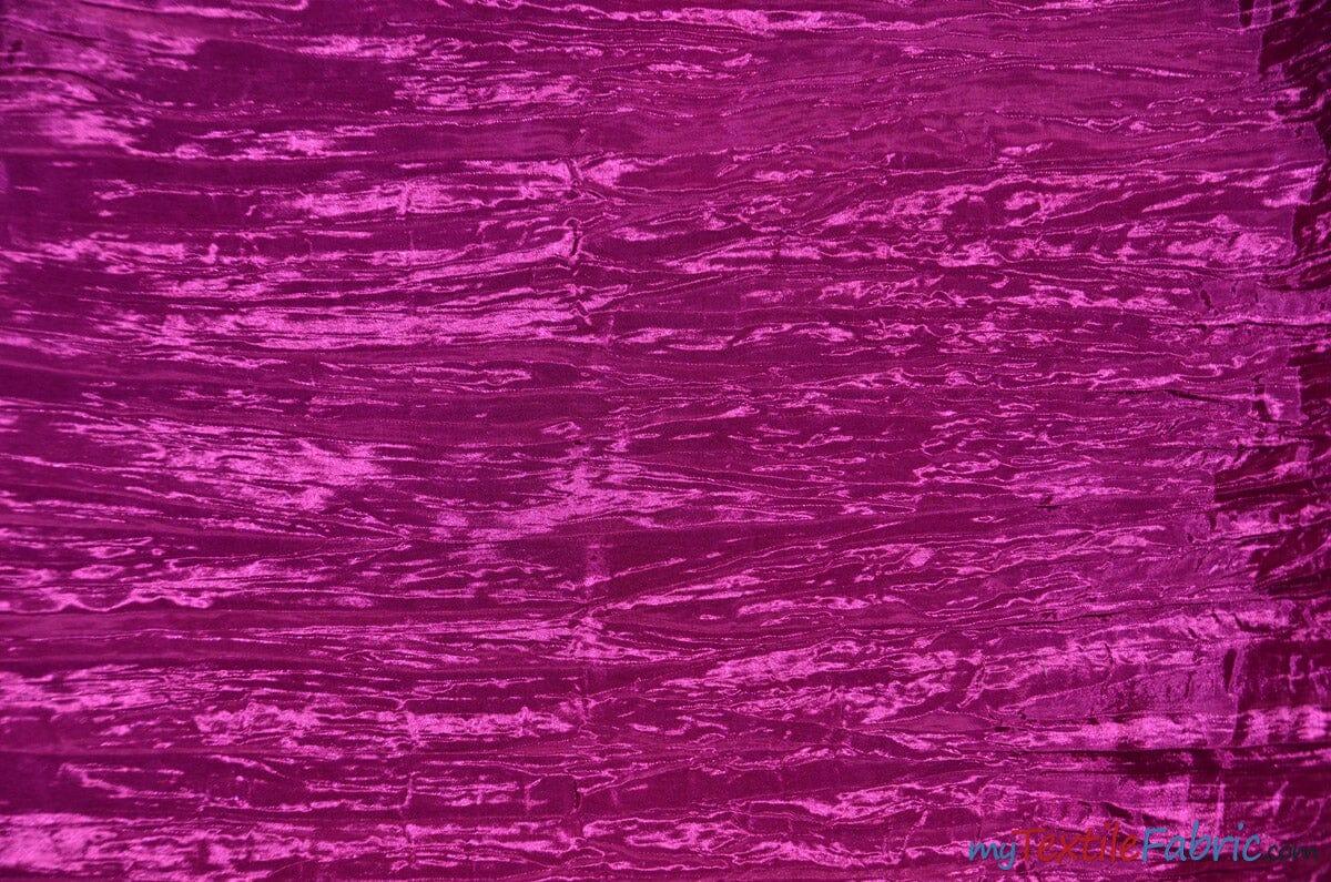 Crease Taffeta Crush Taffeta Polyester Fabric - Crushed Texture, 50/52" Width (Continuous Yards Or By Bolt)