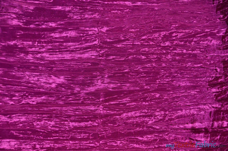 Crease Taffeta Crush Taffeta Polyester Fabric - Crushed Texture, 50/52" Width (Continuous Yards Or By Bolt)