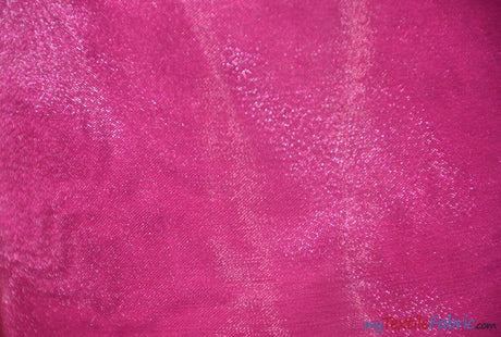 Crystal Organza Polyester Fabric - Sparkle Sheer, 58/60" Width, Yards & Bolts (1 Yard)