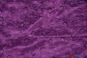 Swirl Organza Polyester Fabric - Embroidered Swirl Sheer, 52/54" Width, Multiple Colors (1 Yard)