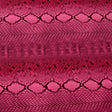 Swim Knit Nylon Lycra Magenta Snakeskin