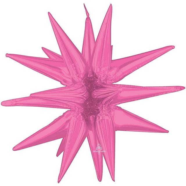 Foil Balloon Magic Star Pink Air-Fill Only