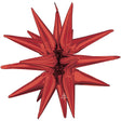 Foil Balloon Magic Star Red Air-Fill Only