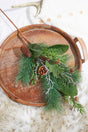 32” Mixed Pine & Magnolia Leaf Pinecone Spray