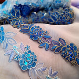 Beaded Corded Lace Trimming