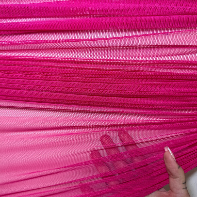 Fuchsia 4 Way Stretch Power Mesh