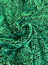 Green Sequin on Black Velvet