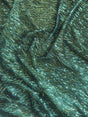 Fringe Sequin on Mesh Emerald Green