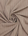 Stretch Pinstripe Suiting Tan