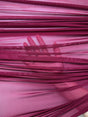 Burgundy 4-Way Stretch Power Mesh