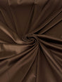 Chocolate Brown Stretch Crepe Back Satin
