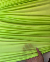 Lime Green 4-Way Stretch Power Mesh