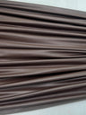 4-Way Stretch Faux Leather Chocolate Brown
