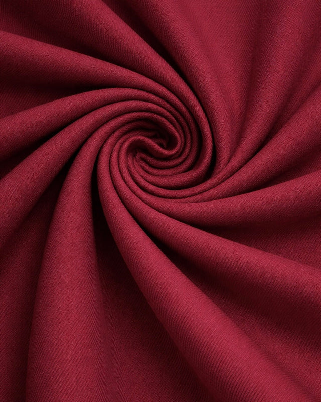 Stretch Denim Look Twill Burgundy