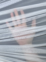 White 4 Way Stretch Power Mesh