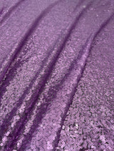 Lavender Stretch Sequin on Mesh
