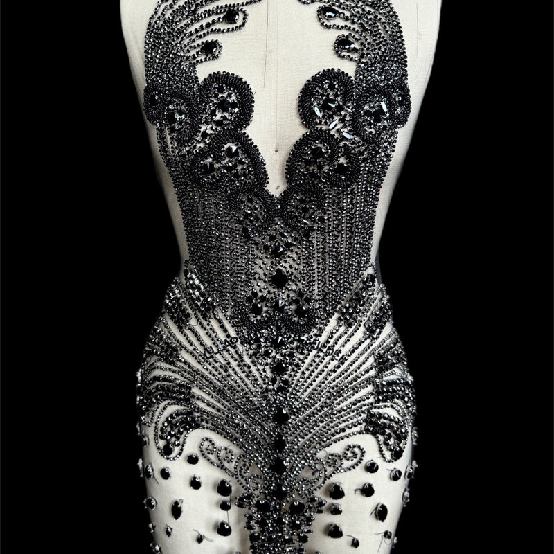 Rhinestone Bodice Applique