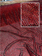 Luxury Rhinestone Mesh Red