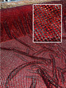 Luxury Rhinestone Mesh Red