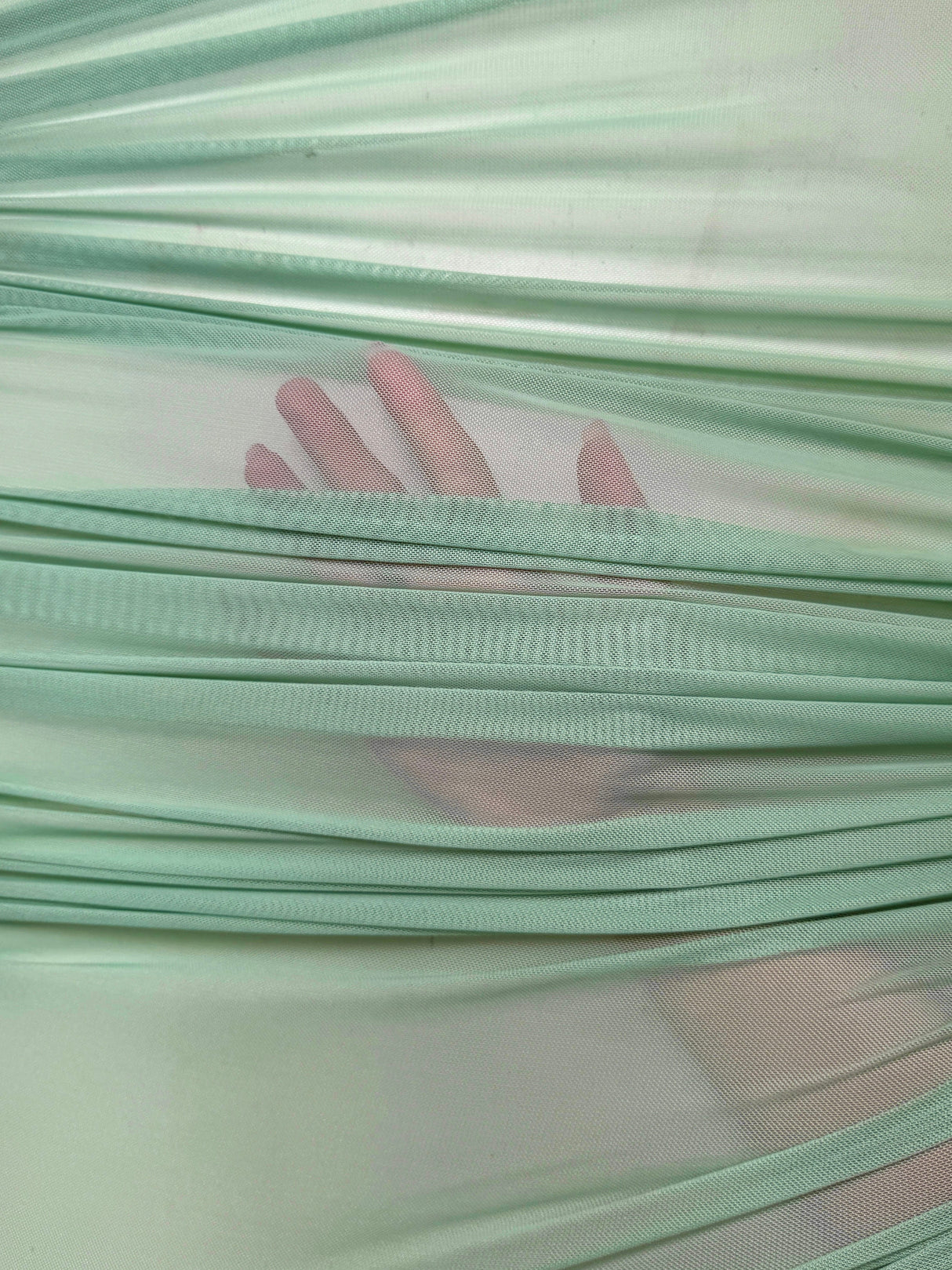 4 Way Stretch Power Mesh Sage Green