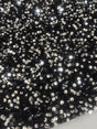 Sequin Velvet Silver Black