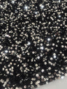 Sequin Velvet Silver Black