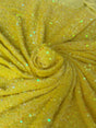 Sequin Velvet Banana Yellow