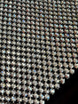 Luxury Rhinestone Mesh Silver