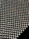 Luxury Rhinestone Mesh Silver