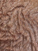 Fringe Sequin on Mesh Rose Gold