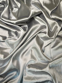 Stretch Crepe Back Satin Silver