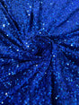 Stretch Sequin Velvet Royal Blue