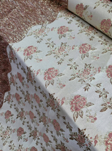 Brocade Eyelash Metallic Rose Gold