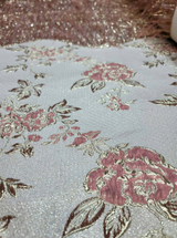 Brocade Eyelash Metallic Rose Gold