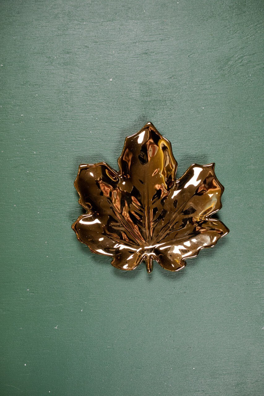 Maple Leaf Trinket Dish