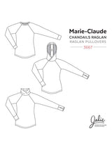 Marie-Claude Raglan Sewing Pattern by Jalie