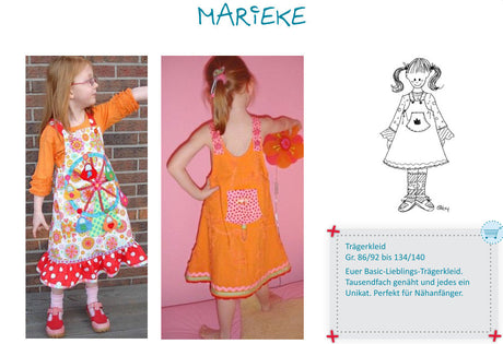 Sewing Pattern Marieke Jumper Dress by Farbenmix