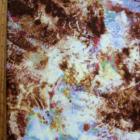 Swim Knit Nylon Spandex Mariposa Abstract Print