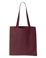 Big Tote Bag Polyester/PVC Fabric - Burgundy, 18"W X 16"H X 4 1/2"D (1 Bag)