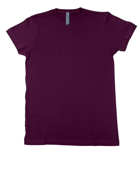 Lucky Friends 1001 100% Cotton Fabric - Maroon, Round Neck, 4.2 Oz, Unisex, Sizes S-3XL (1 Piece)