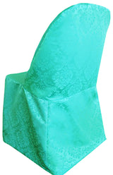 Marquis Damask Polyester Folding Chair Cover